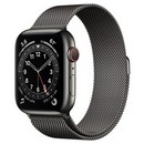 Умные часы Apple Watch Series 6 GPS + Cellular 44мм Stainless Steel Case with Milanese Loop