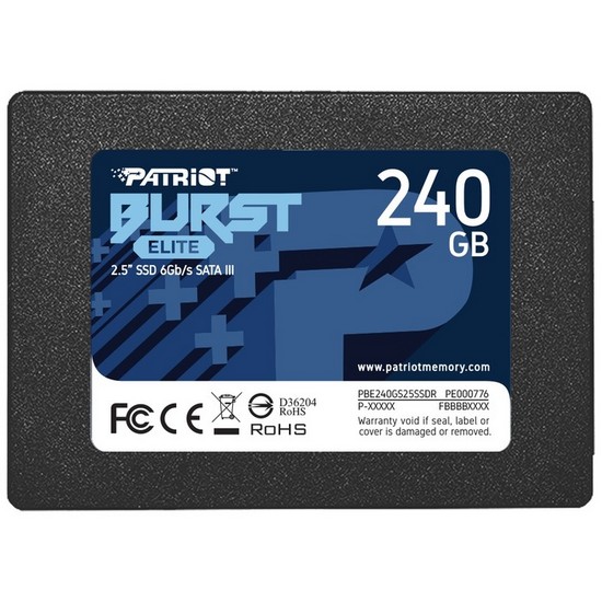SSD Patriot Memory Burst Elite PBE240GS25SSDR 240 GB